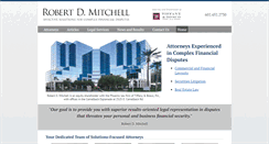 Desktop Screenshot of mitchell-attorneys.com