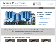 Tablet Screenshot of mitchell-attorneys.com